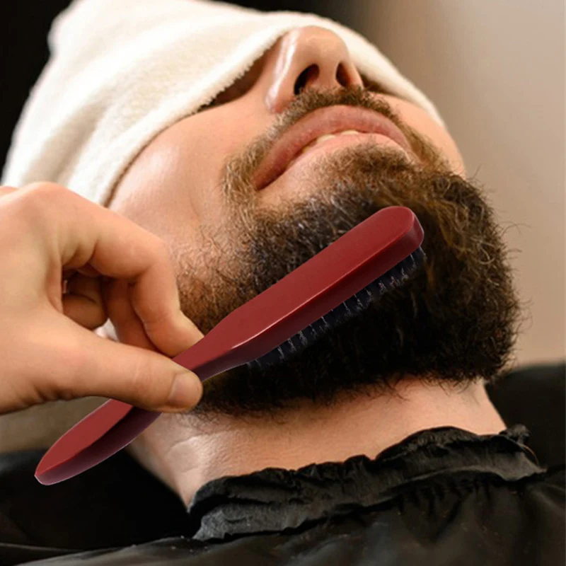 Salon Teasing Back Hair Brushes Boar Bristle Wooden Handle Slim Line Combs Hairbrush Professional Hairdressing Styling Tools