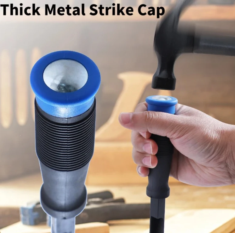 with Thick Metal Strike Cap and TPR Handle Hinge Mortise Door Installation Tool Corner Chisel CR-V 90° Right Angle Cutting Edge