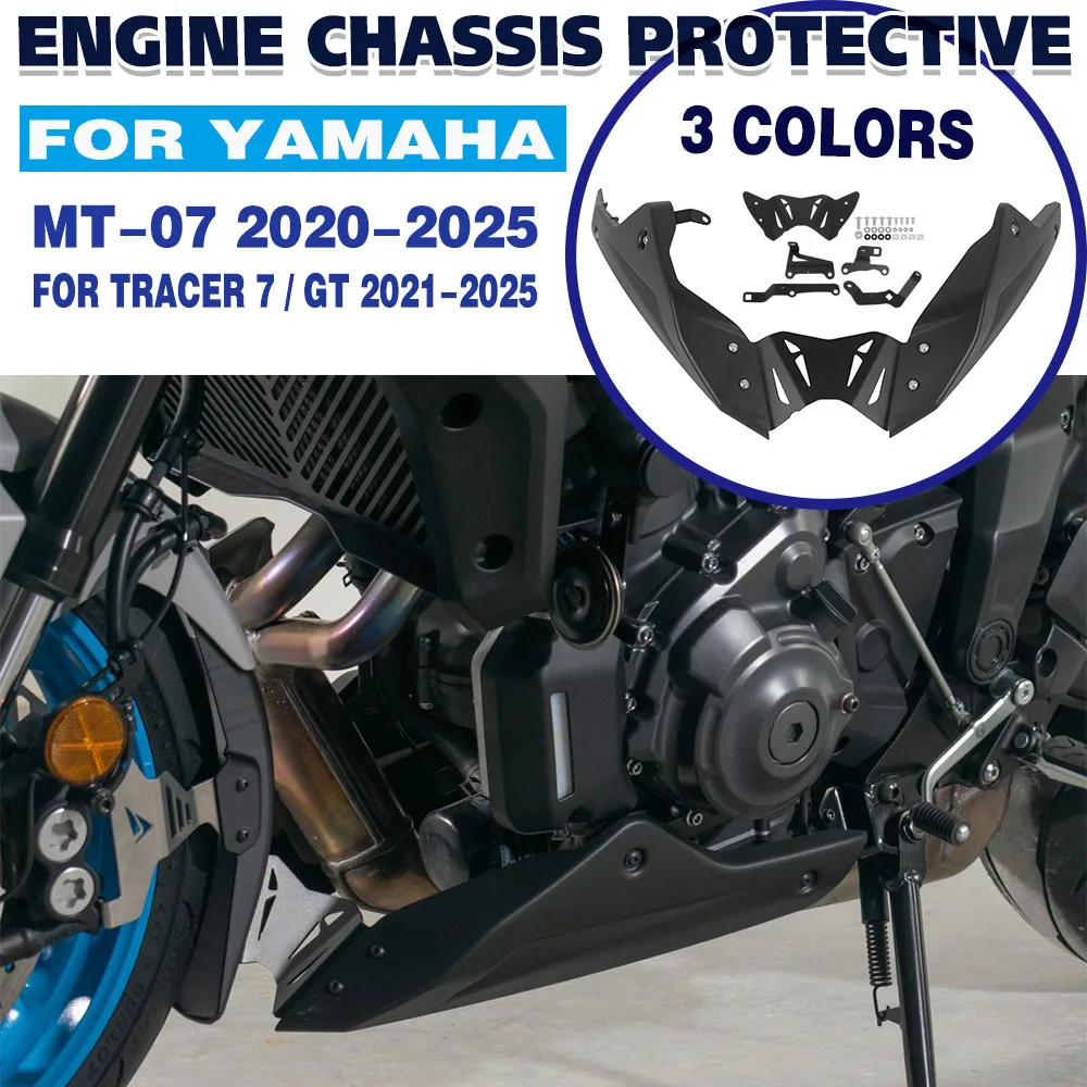 

For YAMAHA Tracer 7 GT Tracer7 MT07 MT-07 MT 07 2020-2025 Motorcycle Belly Pan Lower Engine Chassis Guard Accessories 2024 2023