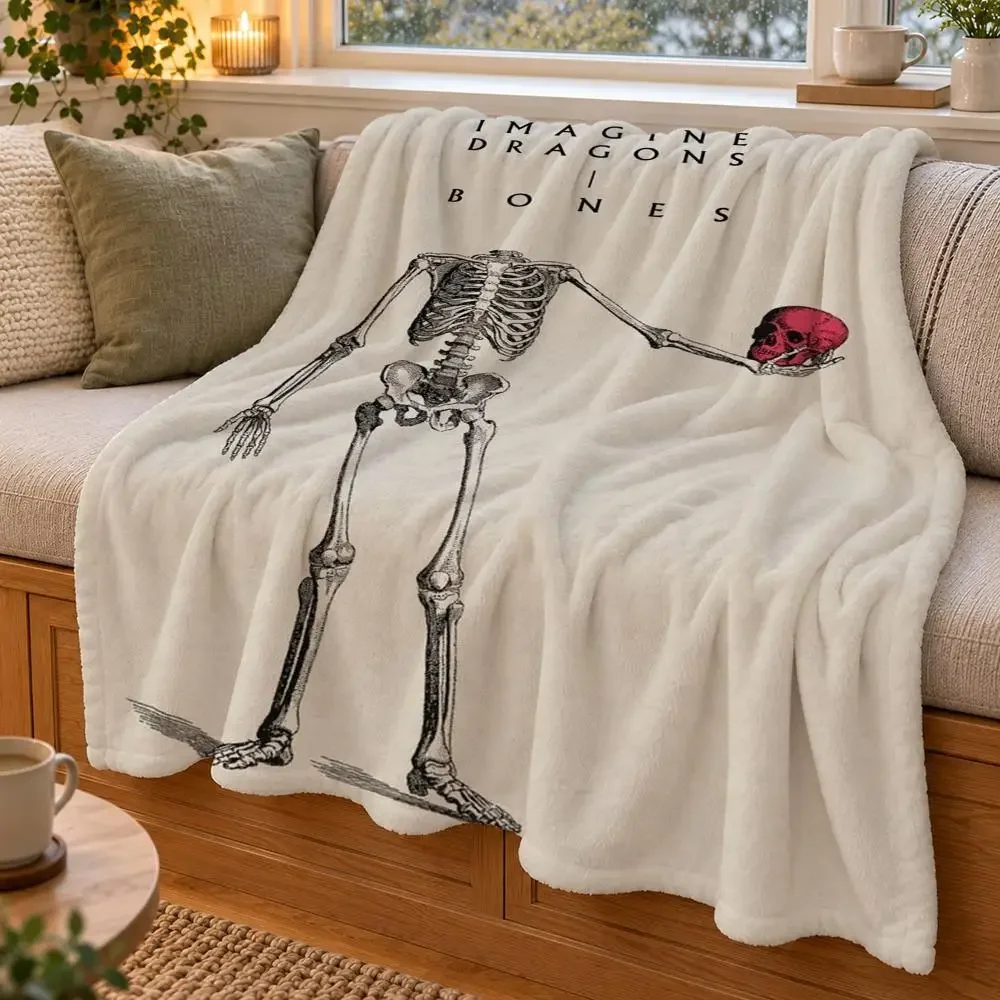 Imagine Dragons Throw Double Sided Flannel Throw Blanket Soft Warm Washable Home Decor
