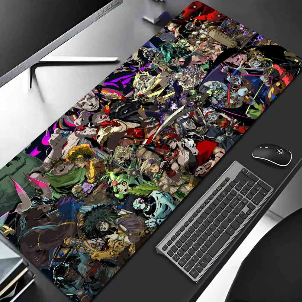 Game Hades Mouse Pad Gaming Locking Edge Big Computer Gamer Large Rubber Art Mousepad Valorant Laptop Desk Mat