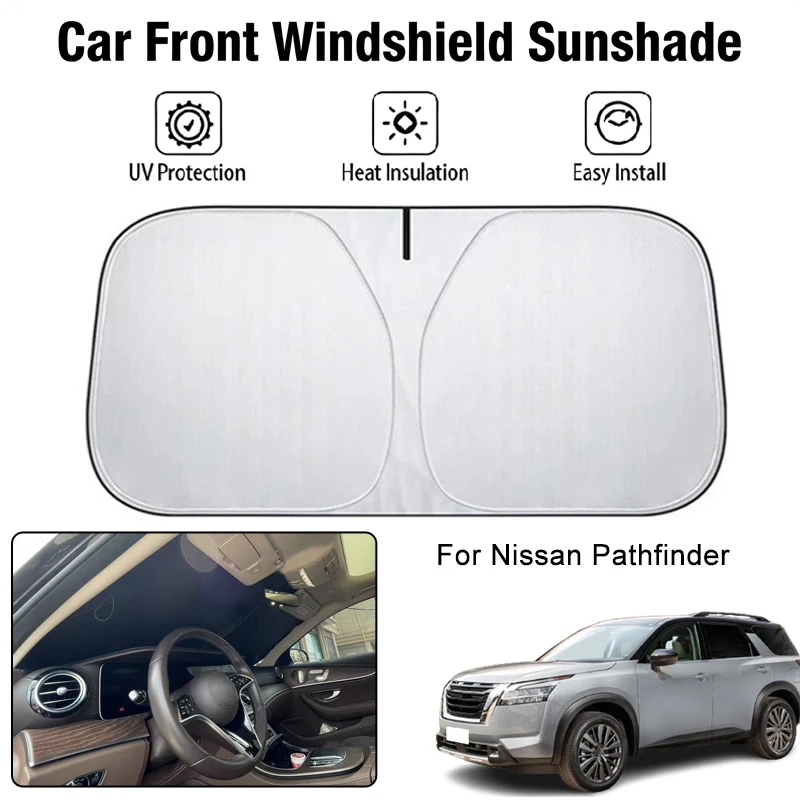 

Car Front Windshield Sunshade Cover For Nissan Pathfinder UV Block Heat Insulation Auto Interior Sun Protection Accessories