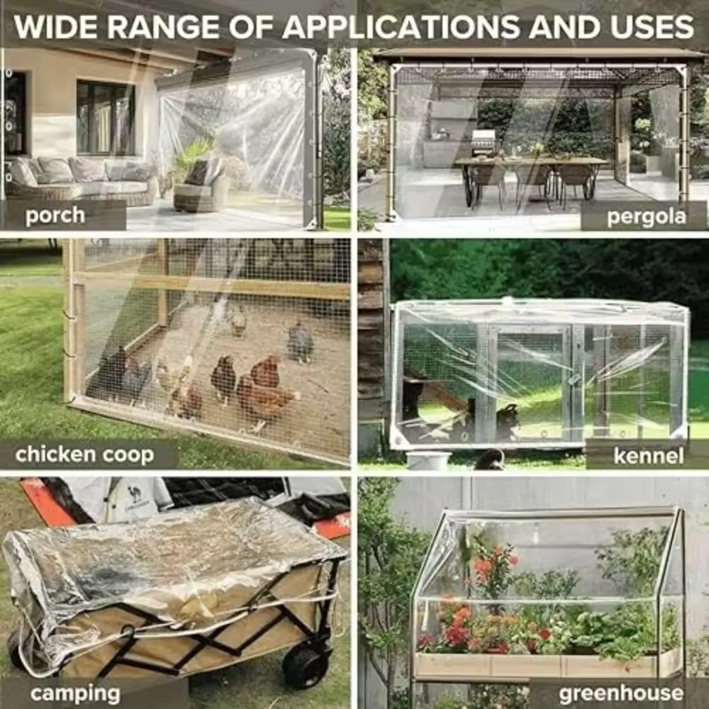 

Снежный водонепроницаемый брезент пыленепроницаемый ветрозащитный прозрачный дождевик складной водонепроницаемый непромокаемый тканевый чехол для использования в саду