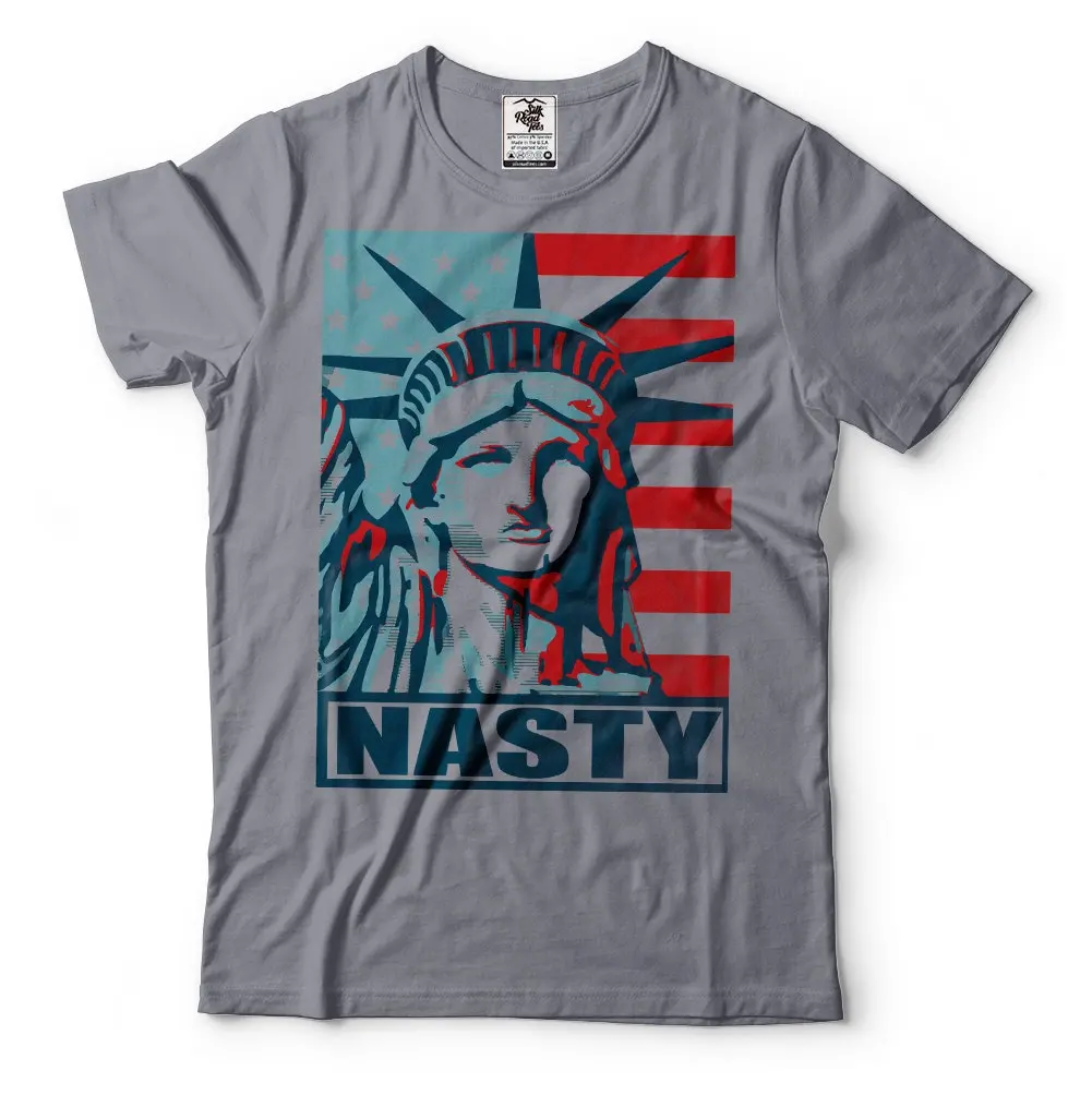 Statue Of Liberty T Shirt Nasty Woman Funny