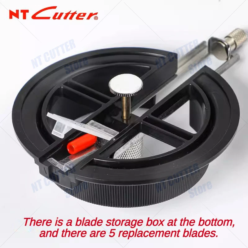 Japanese original NT circle cutter IC-1500P handmade DIY paper round cutting knife stainless steel adjustable compass knife extender rotary cutting