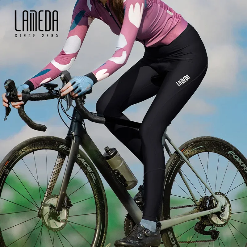 

LAMEDA велосипедные брюки весна лето осень 3D подушечки женские узкие брюки с высокой эластичной резинкой на талии брюки MTB шоссейные велосипедные брюки