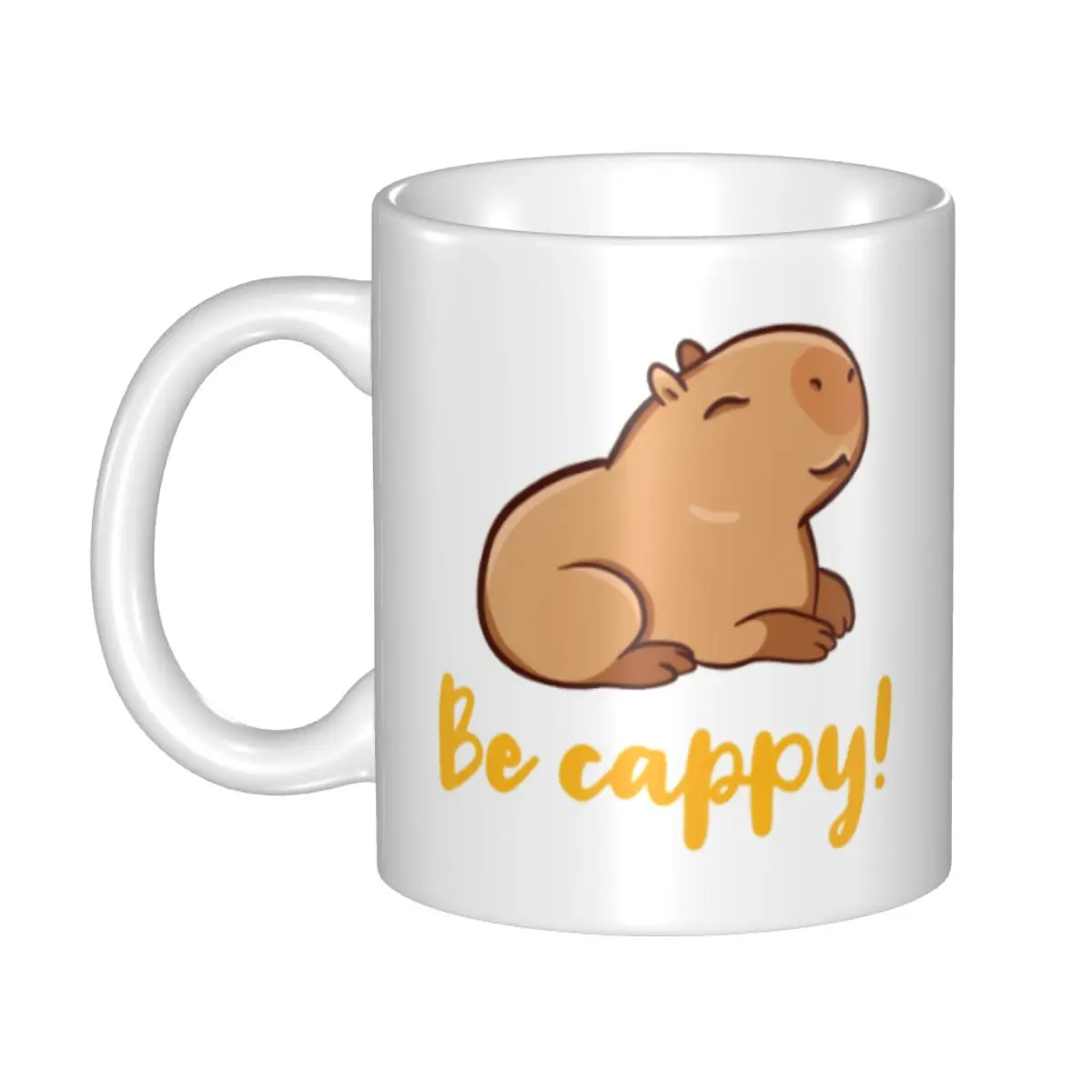 

Custom Customized Be Cappy Coffee Mugs DIY Ceramic Milk Tea Cups