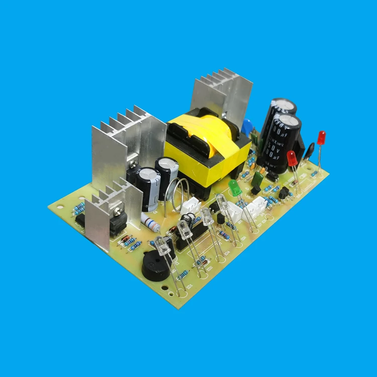 New car battery charger DIY circuit board reverse alarm short circuit protection 12v24v battery charging