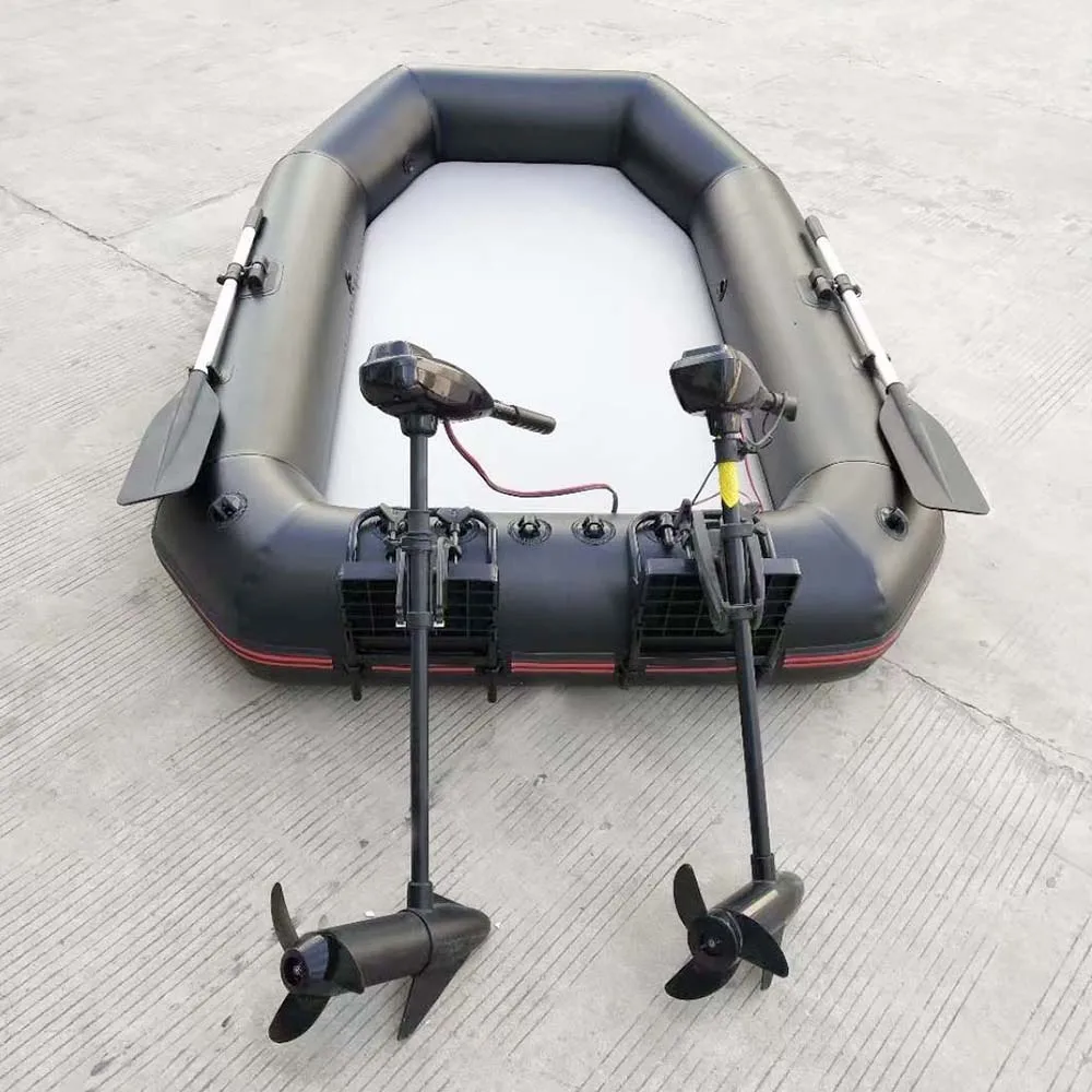 40 Pound Thrust 12v Electric Saltwater Trolling Motor With Transom Mount 380W Electric Engine for Kayak