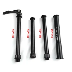 Bicycle Quick Release Mountain Bike Front Fork Thru Axle Skewer 15*100mm 15*100mm 20*110mm 15*110mm Aluminum Alloy Quick Release