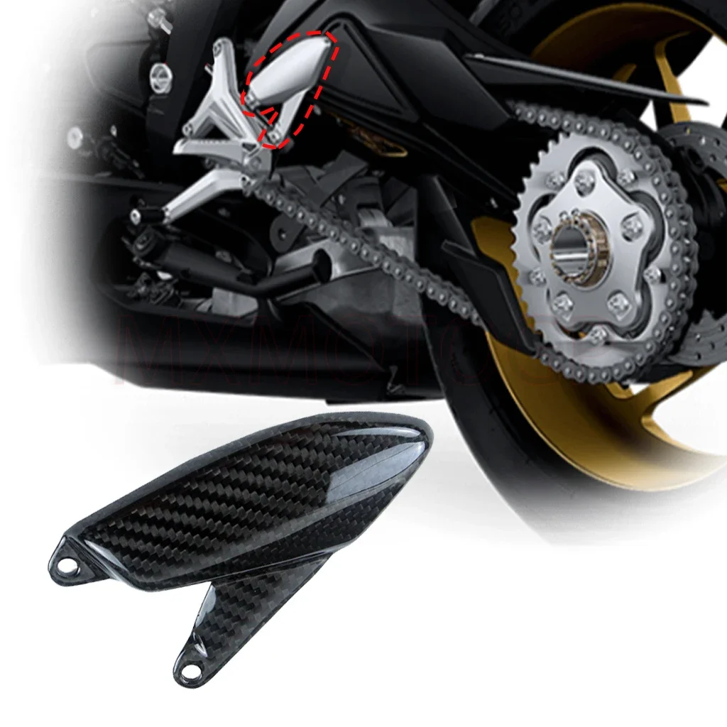 

100% Carbon Fiber Modified Heel Plate Motorcycle Accessories for MV Agusta Superveloce 800 2020 2021 2022