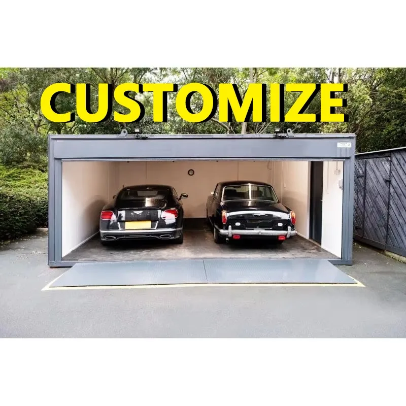 Any Size Custom Multi Functional Prefab Storage Building Mobile Garage Carport Steel Structure Quick Install Container Warehouse