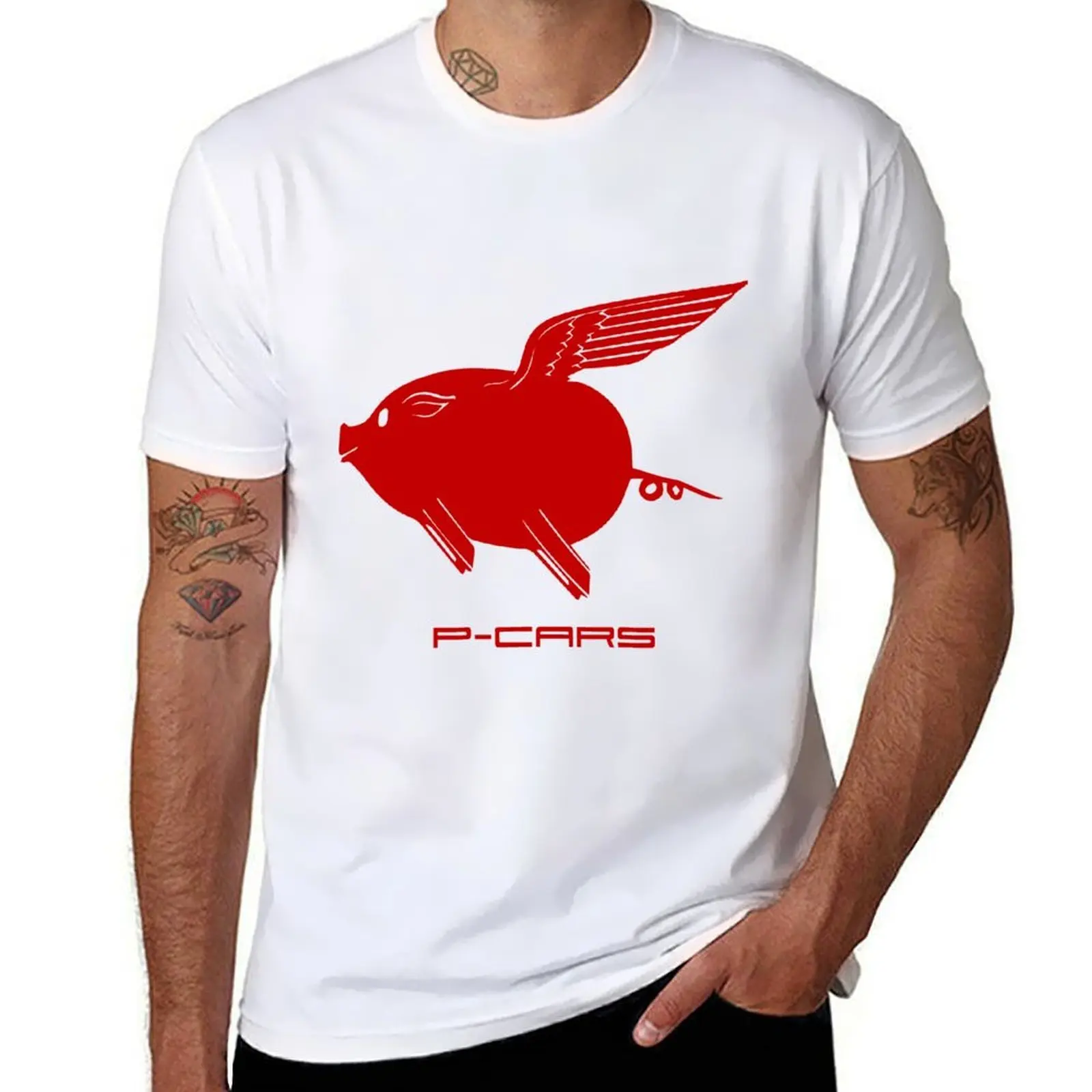 

Flying P-Cars Red Pig T-Shirt t shirt for man t shirt man luxury T-Shirt