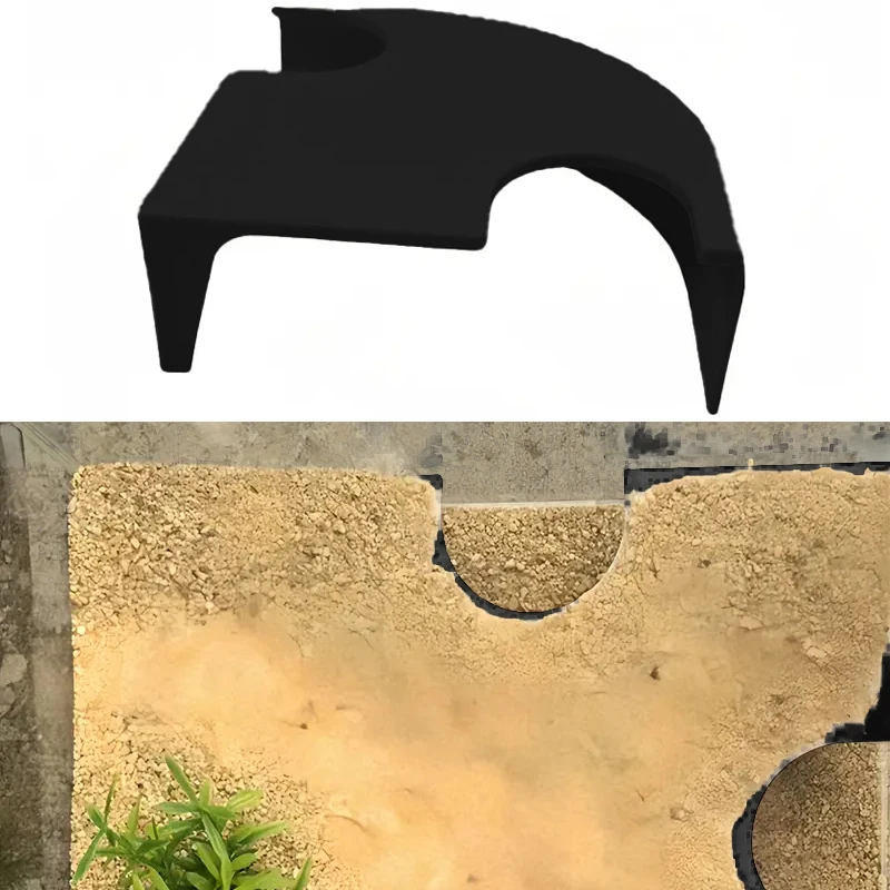 

Fish Tank Bottom Corner Tunnel Two Entrances Stable Shrimp Hideaway Tank Decor For Fish Lizard Hermit Crab Shrimp Nest