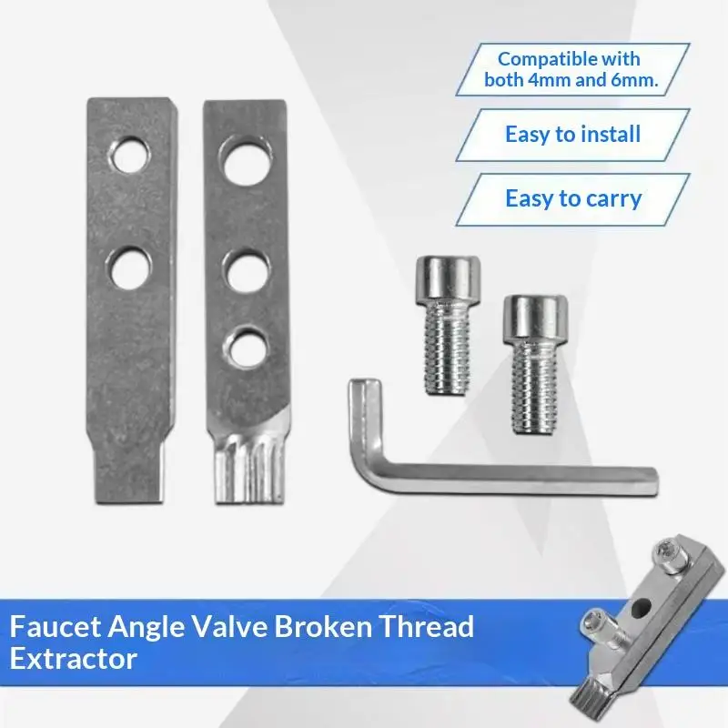 【F】Tension-type Faucet Angle Valve Broken Wire Extractor Anti-wire Broken Water Pipe Triangle Valve Repair Dismounter Hand Tool