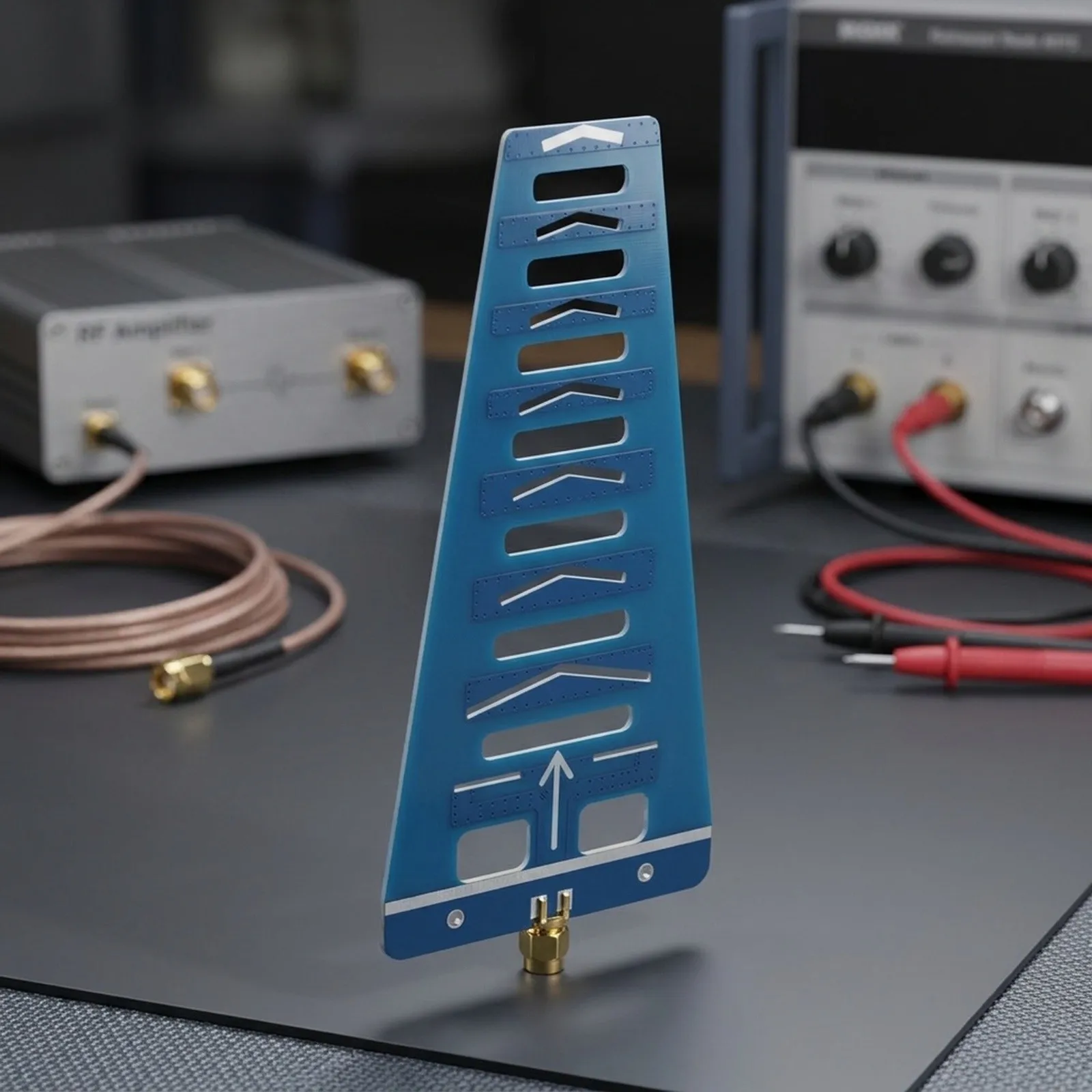 Directional for antenna with Narrow Beamwidth for Improved Rejection in Multi-Drone Operating Environments Directional