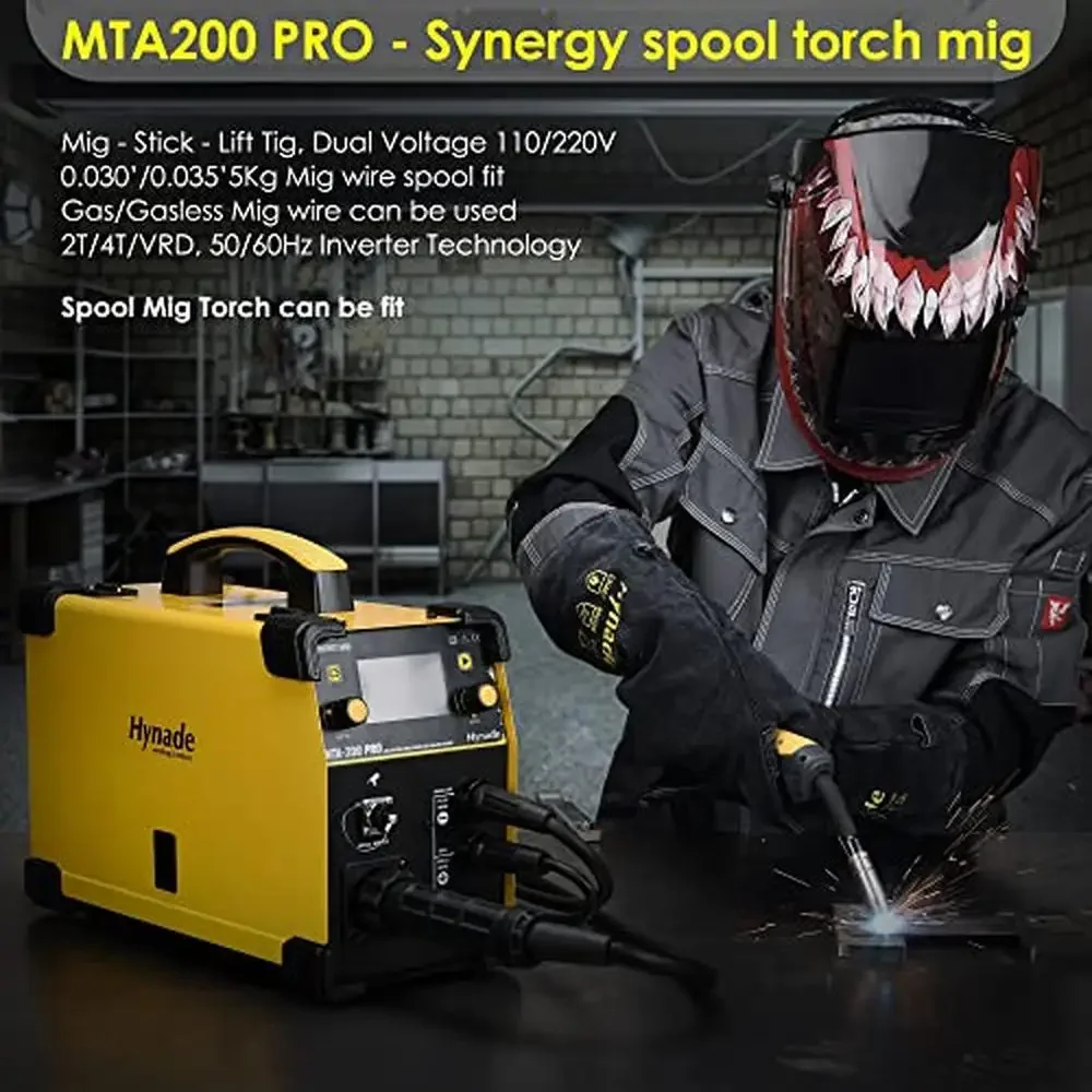 Portable 3-in-1 Welder Dual Voltage MIG/TIG/ARC Welding Kit