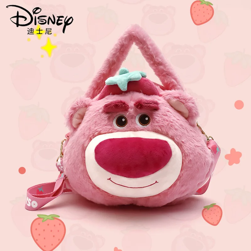 Disney Lotso Women Large-Capacity single shoulder Bag Cartoon & Cute Travel Bags Valentine's Day Gift For Girlfriend