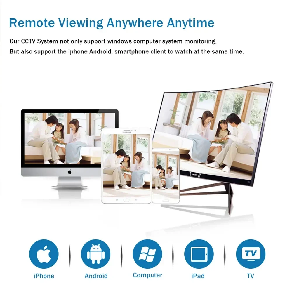 XMEYE 4K Ai Human Detect Security Camera System 8MP POE  Audio Record Outdoor Waterproof Camera 30-50m Night Vision 16CH NVR Kit