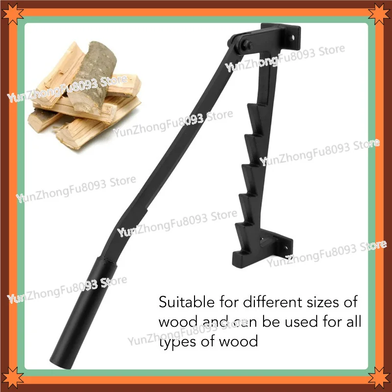 High Carbon Steel Wall Mounted Firewood Kindling Splitter Wall Mounted Log Splitter Kindling Wood Log Cutter