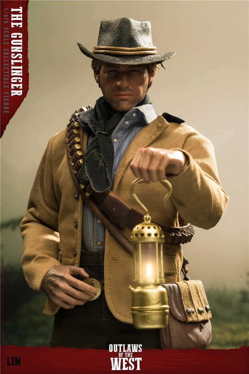 in Stock LIMTOYS LIM008 1/6 Western Cowboy Arthur Action Figure 12\'\' Male Soldier Figurine Full Set Collectible Model