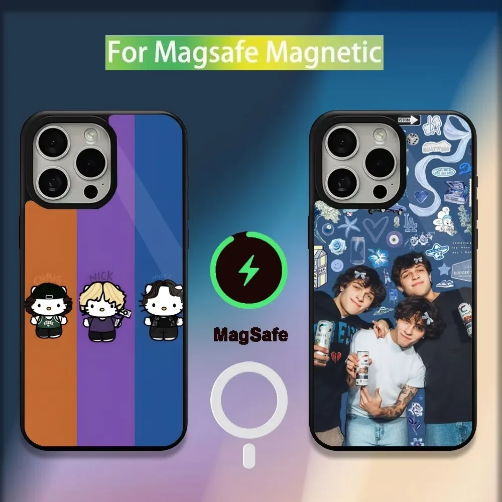 

Sturniolo Triplets Phone Case For iPhone 16,15,14,13,12,11,Plus,Pro,Max,Mini Magsafe Magnetic Wireless Charging