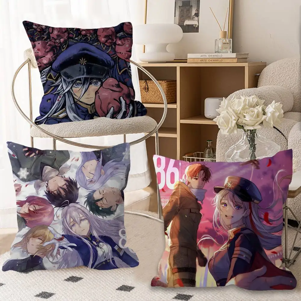 E-Eighty-Six Futuristic-Tense Pillow Anime Pillow Sofa Bed Head Pillow Cover Cushion Cover 45x45 cm Fashion