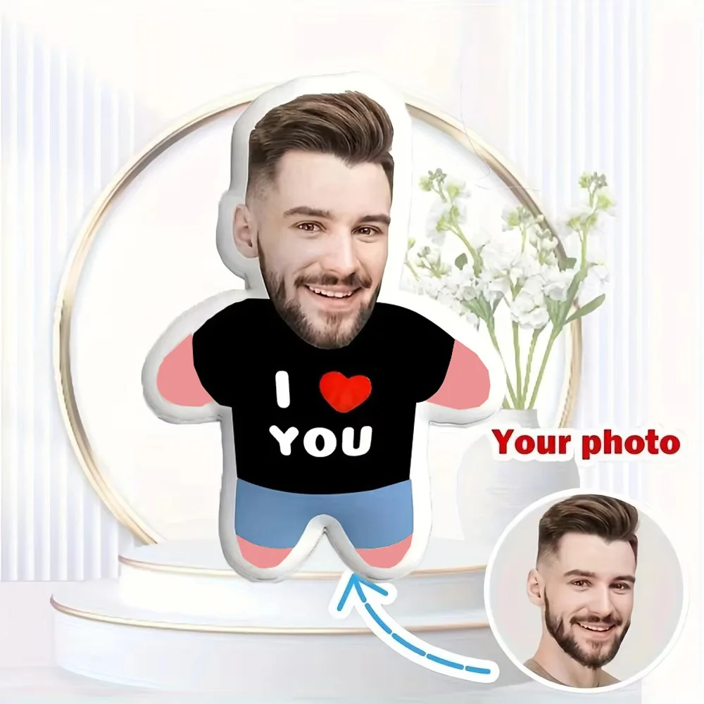 وسادة جديدة مخصصة حصريًا لـ "I Love You"، وسادة شخصية، وسادة لطيفة، مناسبة لأعياد الميلاد وعيد الحب #3