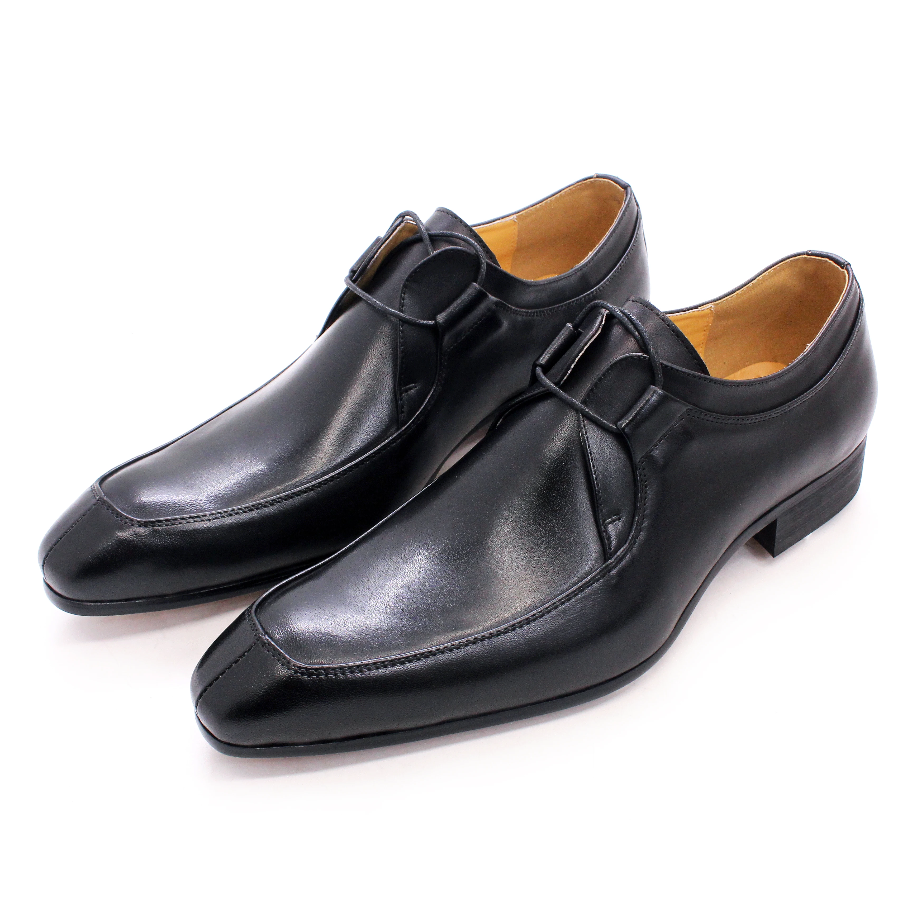 

Men's Luxury Leather Loafers Classic Buckle Business Wedding Party Shoes Fashion Driving Walking Moccasins