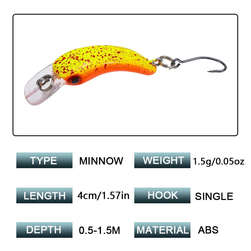 Wobbler Minnow para lubina – Señuelo artificial nadador - imagen 4