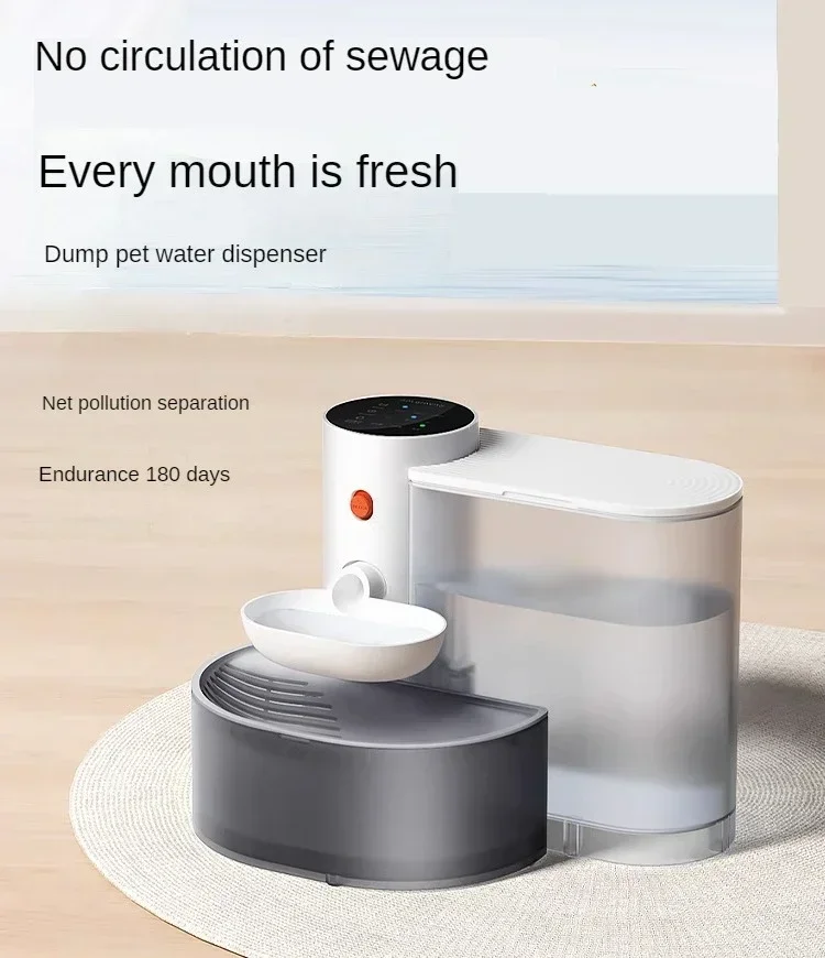 

dispenser cat water fountain Moving water unplugged Automatic water feeder pet dog drinker pet feeder cat fountain