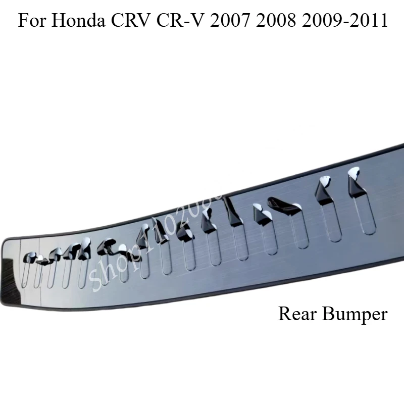 

For Honda CRV CR-V 2007 2008 2009-2011 Stainless steel Rear Bumper Protector Sill Trunk Tread Plate Trim Stickers Accessories
