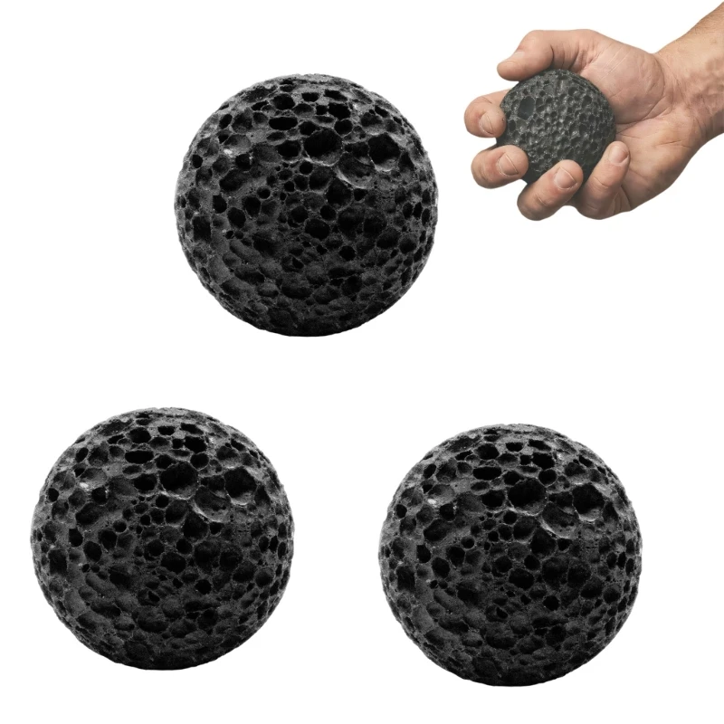 Portable Hand Exercise Ball Round Stone Hand Grip Ball For Rock Climbing Grip Strength And Sweat Reduction Enduring