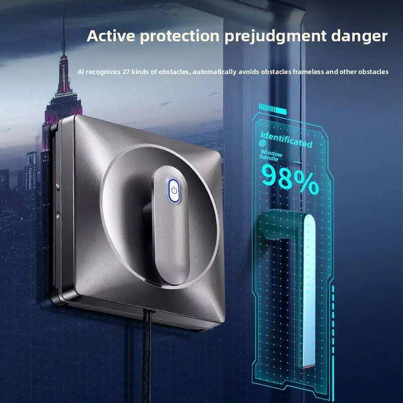 Ddual Spray Professional Electric Robot Limpia Vidrios Fensterputzroboter Full-automatic Window Cleaning Robot with Remote