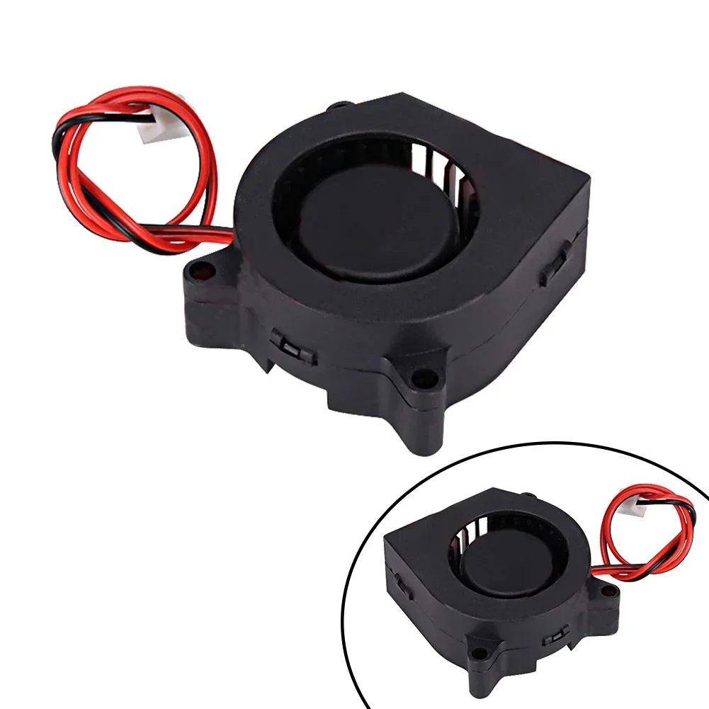 Kipas angin Kecil เทอร์โบพัดลมอุปกรณ์ขนาดเล็ก12V/24V ขั้วต่อ2Pin พัดลมเป่าลมในตัวแบริ่งไฮดรอลิกติดตั้งง่าย