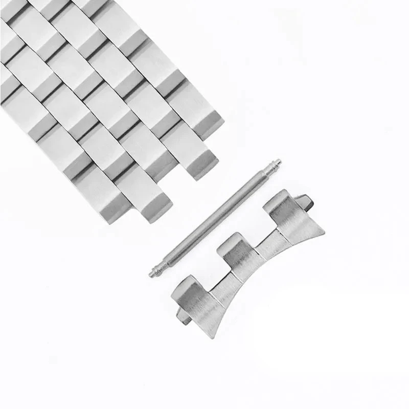 Flat Curved End Strap Connector for Jubilee for Oyster Steel Adapter for Seiko SKX009 SKX007 18 20mm 21 22mm Bracelet Link