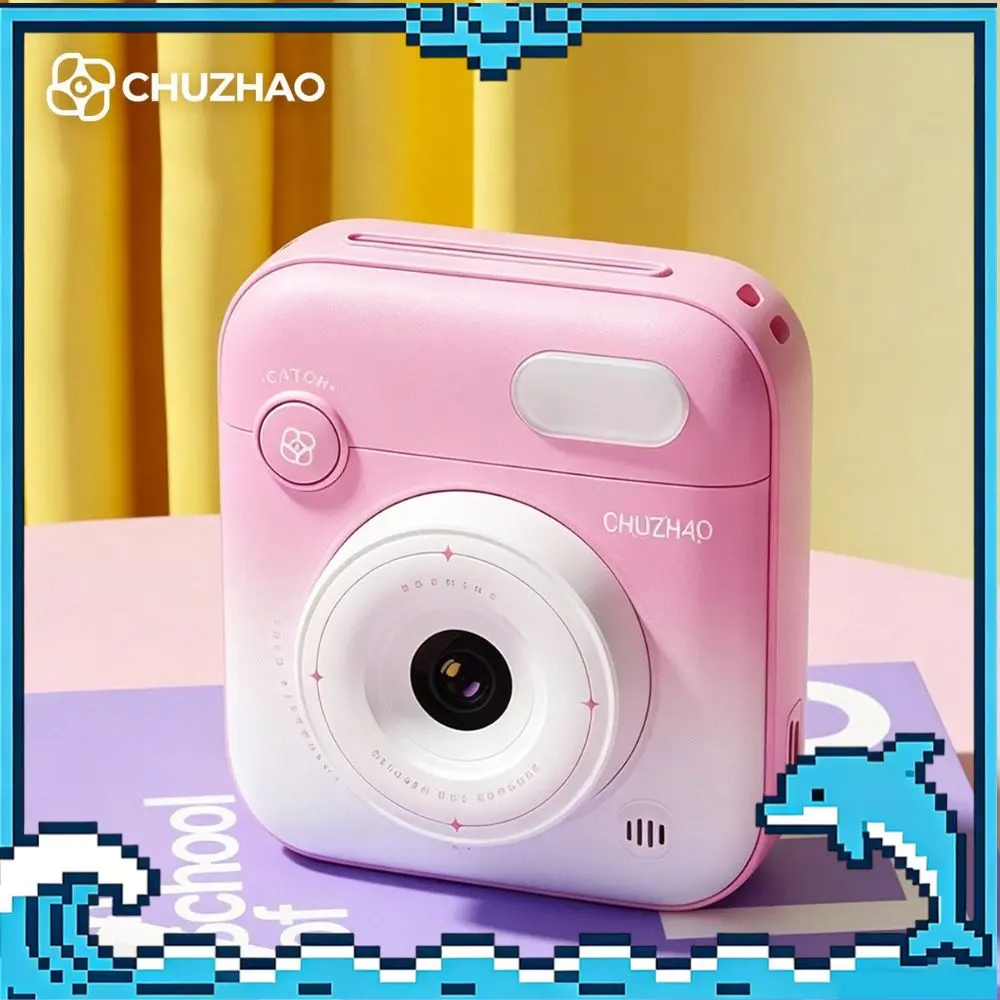 CHUZHAO X1 Instant Camera Prints Photos Directly 16GB Card Inkjet Digital Portable Small Camer Custom Girl Cameras Birthday Gift