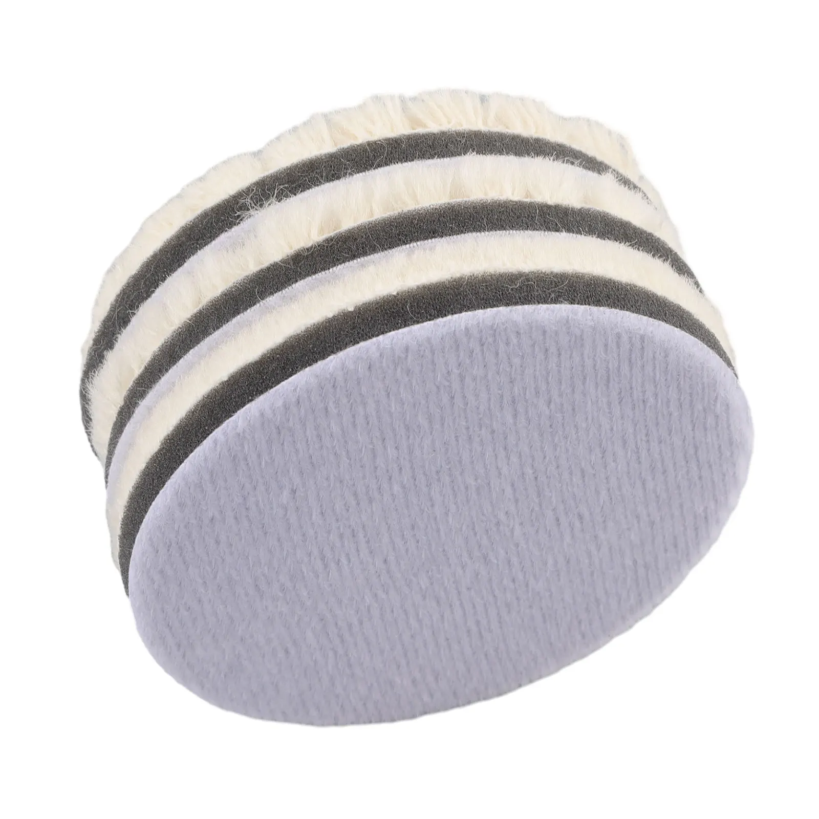 

3pcs Polishing Pads Automobile Cars Ceramics Tools Waxing White Wood Wool Cleaning Electric machines Finishing