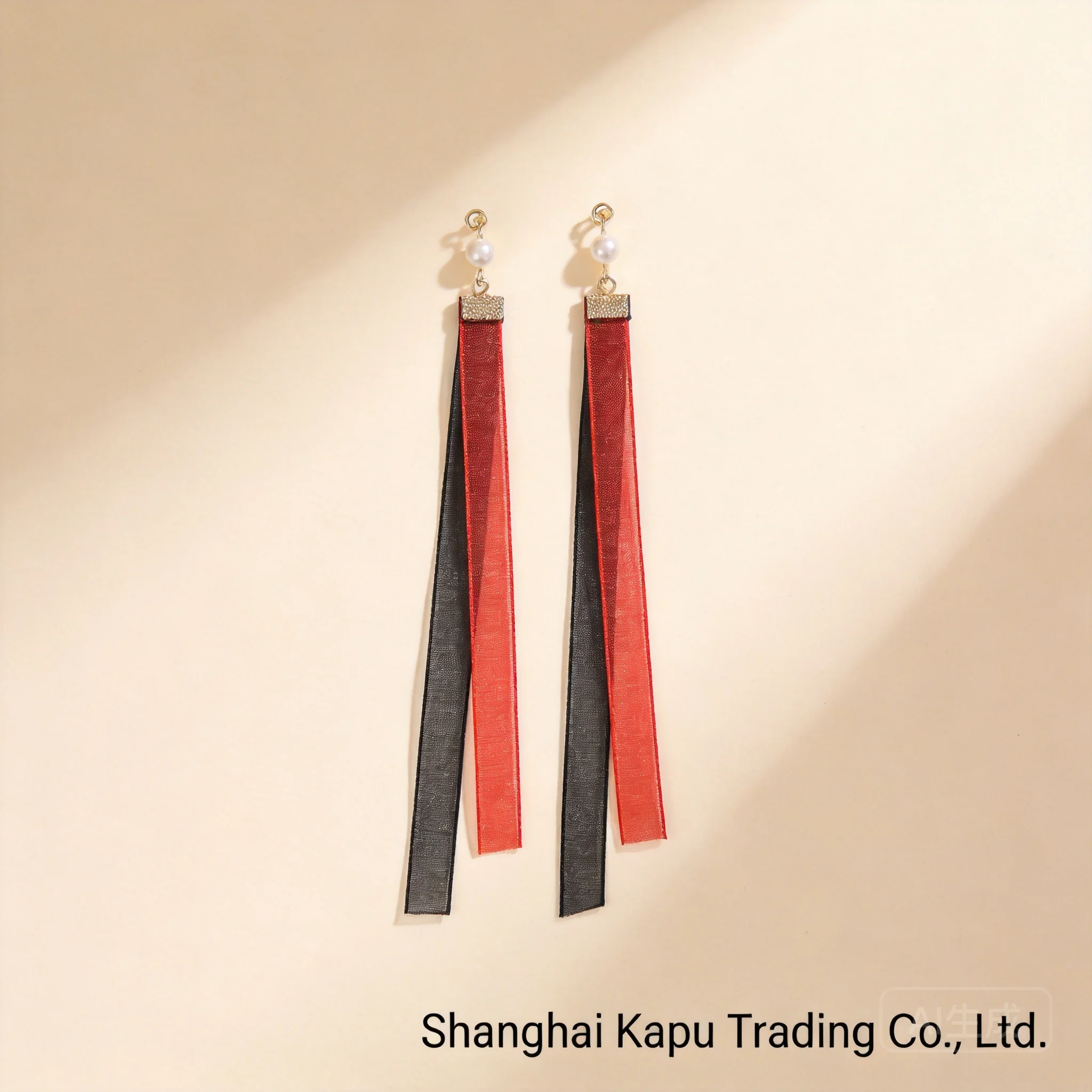 Chinese Style Hanfu Hair Accessories Detachable Faux Pearl Decor Long Flowing Ribbons For Hair Crown Hairpin Cosplay For Women