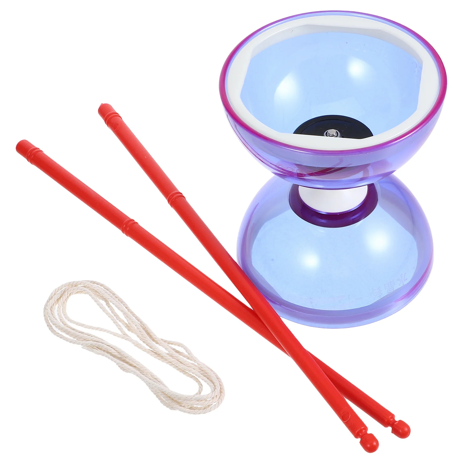 Three Bearing Double Wheel Diabolo Yoyo Toy High-performance Handsticks Juggling Chinese Kids High-speed Diabolooyo Aldut Toys