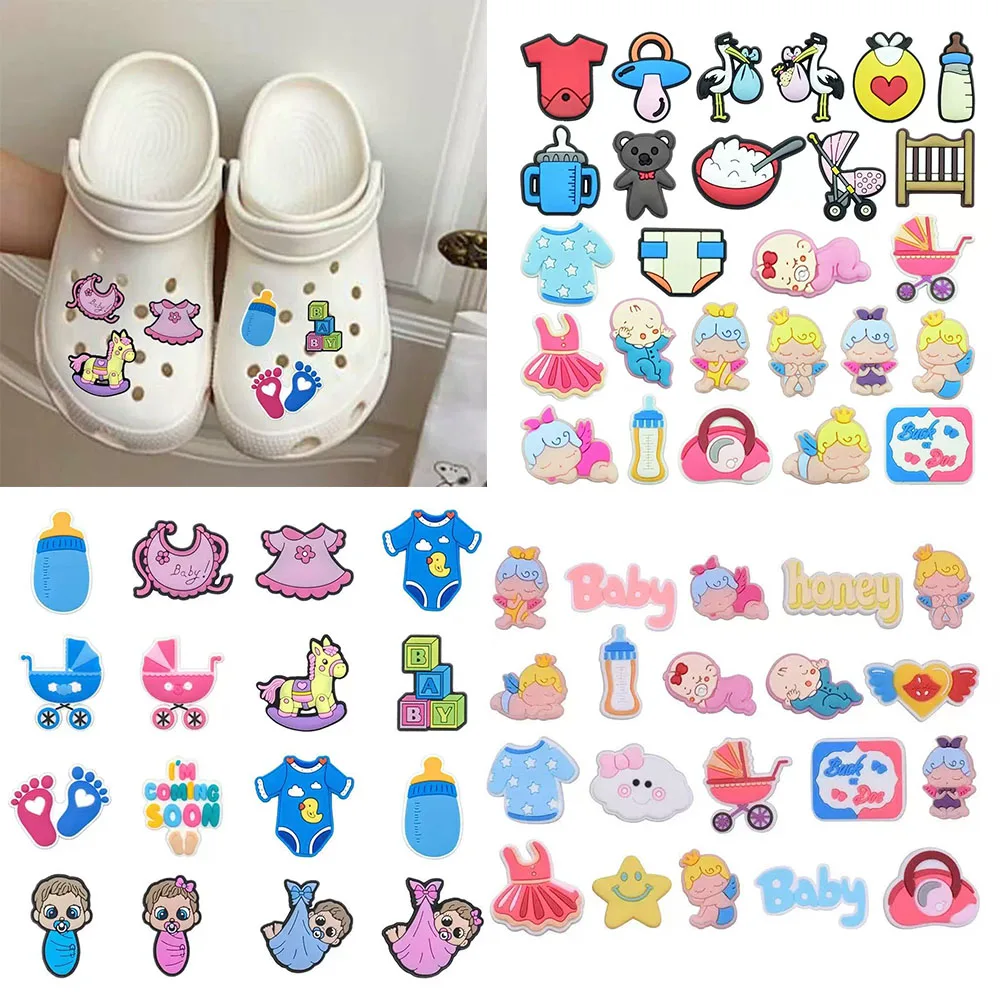 16-100pcs Baby Products Collection Shoe Charms For Sandals,Shoe Decoration Accessories Shoe Pins Great Gift For Men Wom