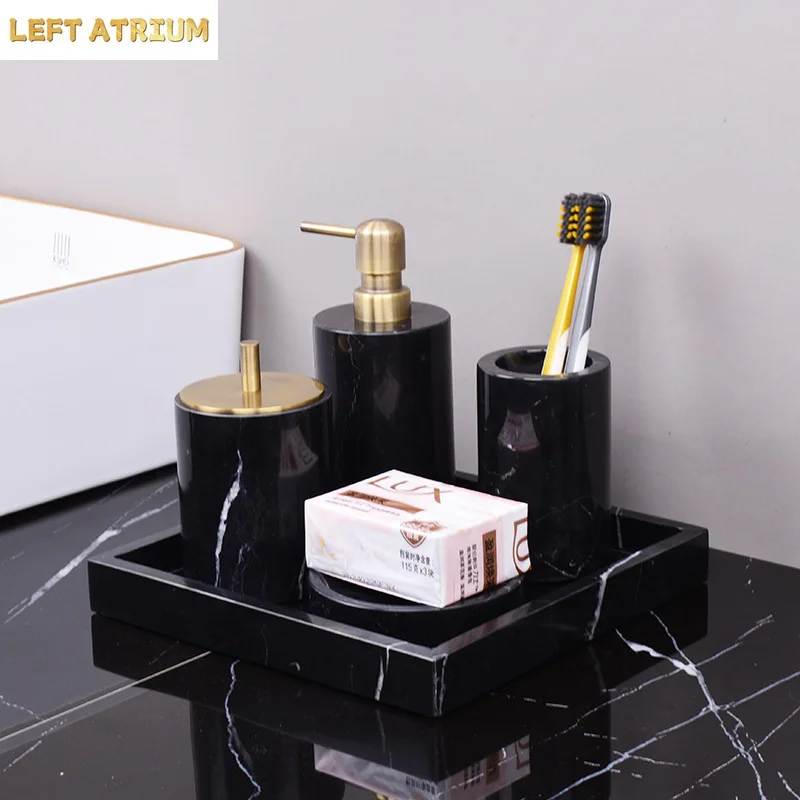 natural-marble-tray-light-luxury-bathroom-set-shampoo-bottle-soap-dish-cotton-swab-jar-tissue-box-bathroom-decor-accessories