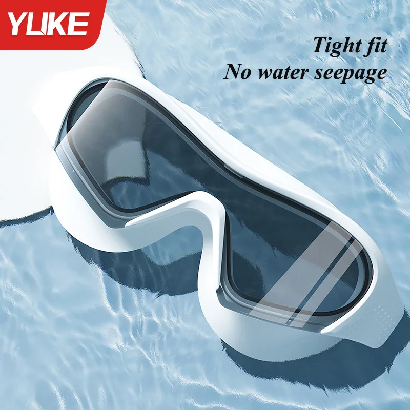 Swimming Goggles HD Anti Fog Waterproof Men Women Professional Large Frame Silicone  High Quality Swimming Glasses