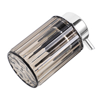 300ml Face Wash Foam Maker Silver Gray Bottle Cleanser Dispenser Portable Pump for H Soap Liquid Foaming Bubble