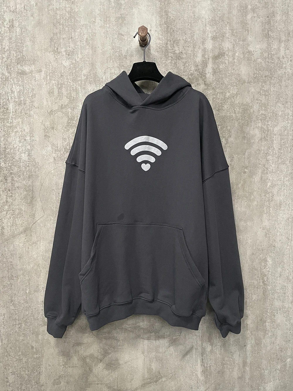 

2024fw 1:1 Luxury Best Version Wifi Logo Hoodie Luxury Women Men Oversized Hooded Sweatshirts Pullovers