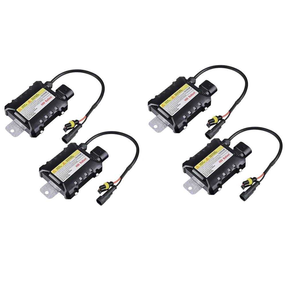 AB33-4X 55W HID Bi Xenon Ballast 12V Digital Slim Ballast Fast Bright Electronic Ballast For H1 H3 H3C H4-1 H4-2 H7 H8