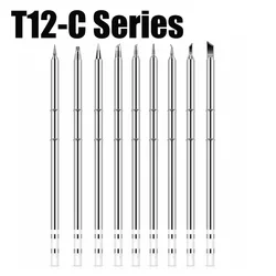 T12-C08 납땜 인두 팁, Hakko FX951 DIY 납땜 스테이션 키트, 용접 도구, C1 C4 BC1 BC2 BCF1 BCF2 T12