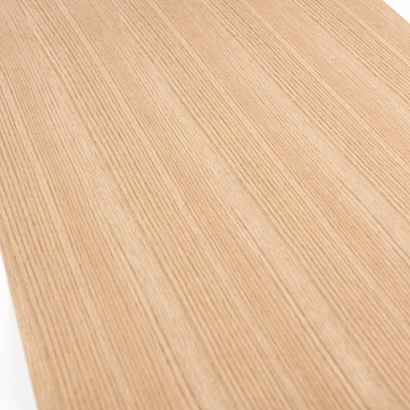 Natural Red Oak Straight Grain Wood Veneer Custom Wood Veneer Furniture Design L: 2-2.5Meters/pcs Width:58cm T: 0.25mm