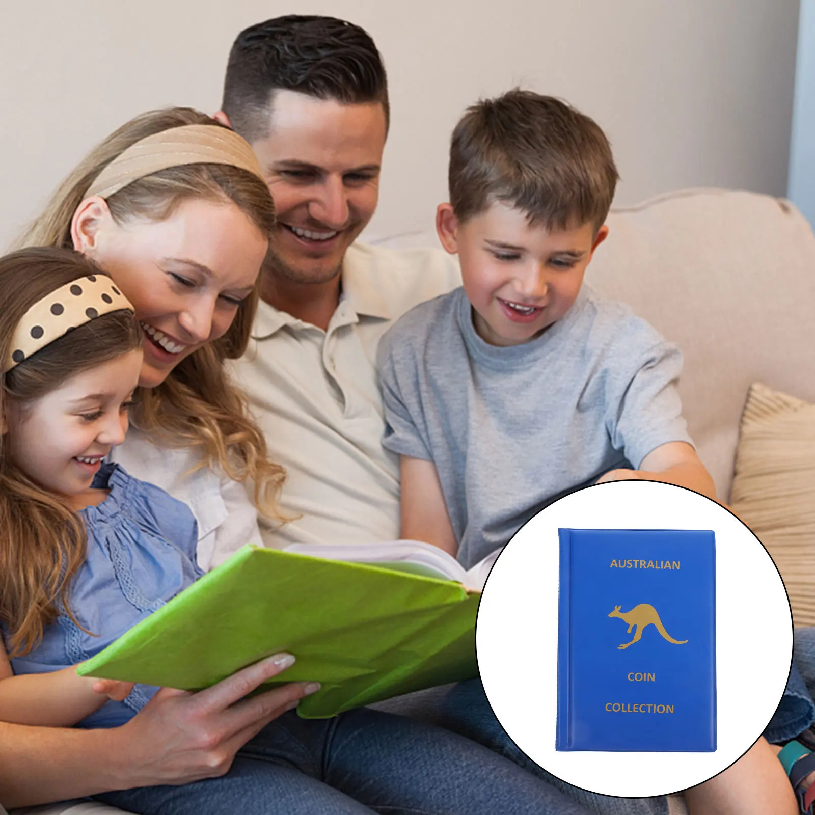 

coin Collection Album PVC PU Material Large Capacity Portable Coin Storage Book Coins Storage Book