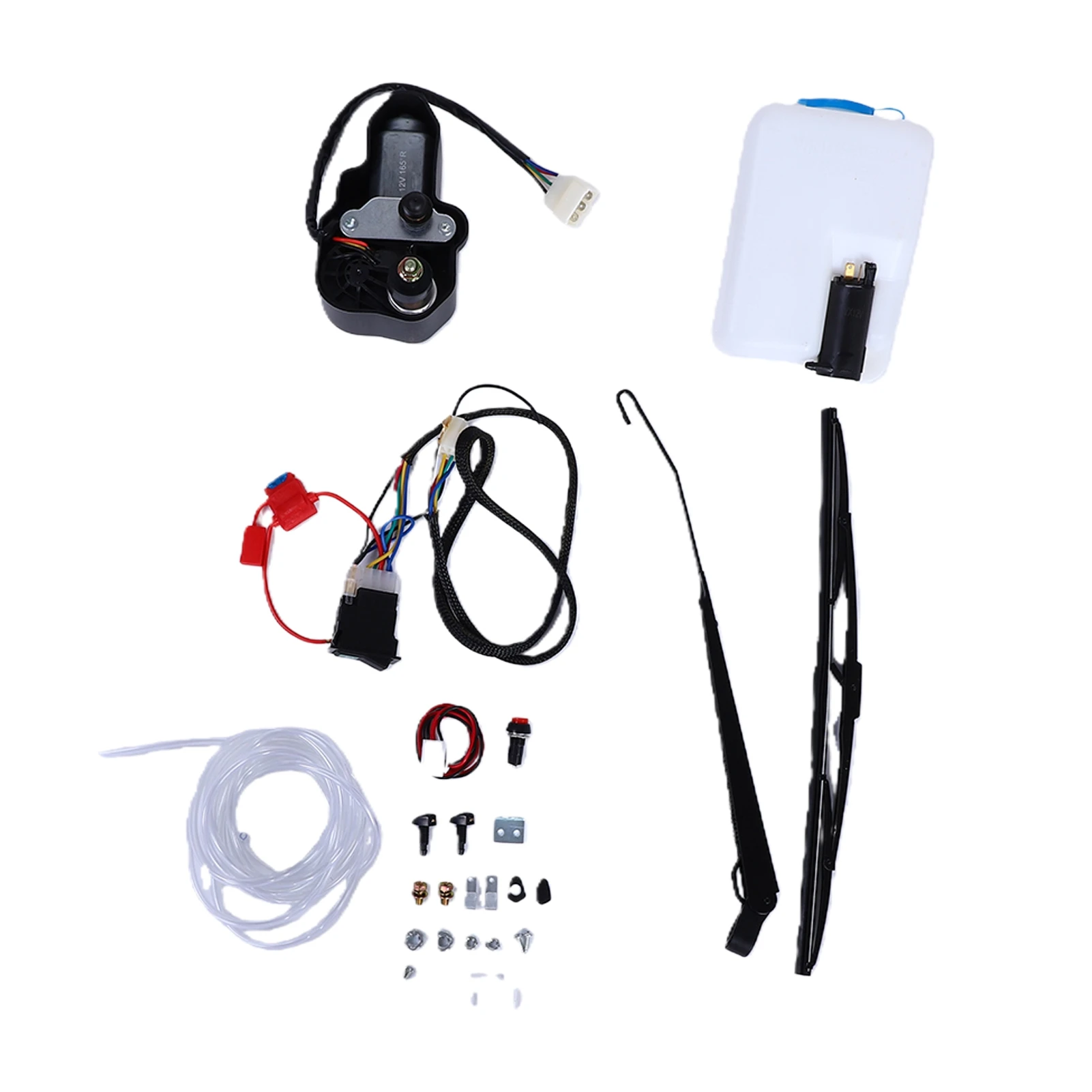 165° UTV  Wiper Kit Replacement for Commander 800 1000 Electric  Wiper Motor Washer Kit